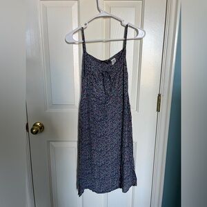 Vintage Floral Mini Tank Dress
